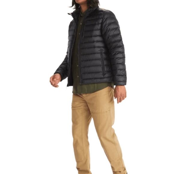 MARMOT M2 HIGHLANDER DOWN JACKET size Medium Rosin Green NWT in packaging - Picture 3 of 8